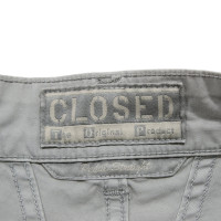 Closed Hose aus Baumwolle in Grau