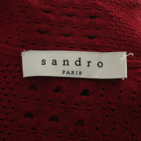 Sandro Turtleneck in dark red