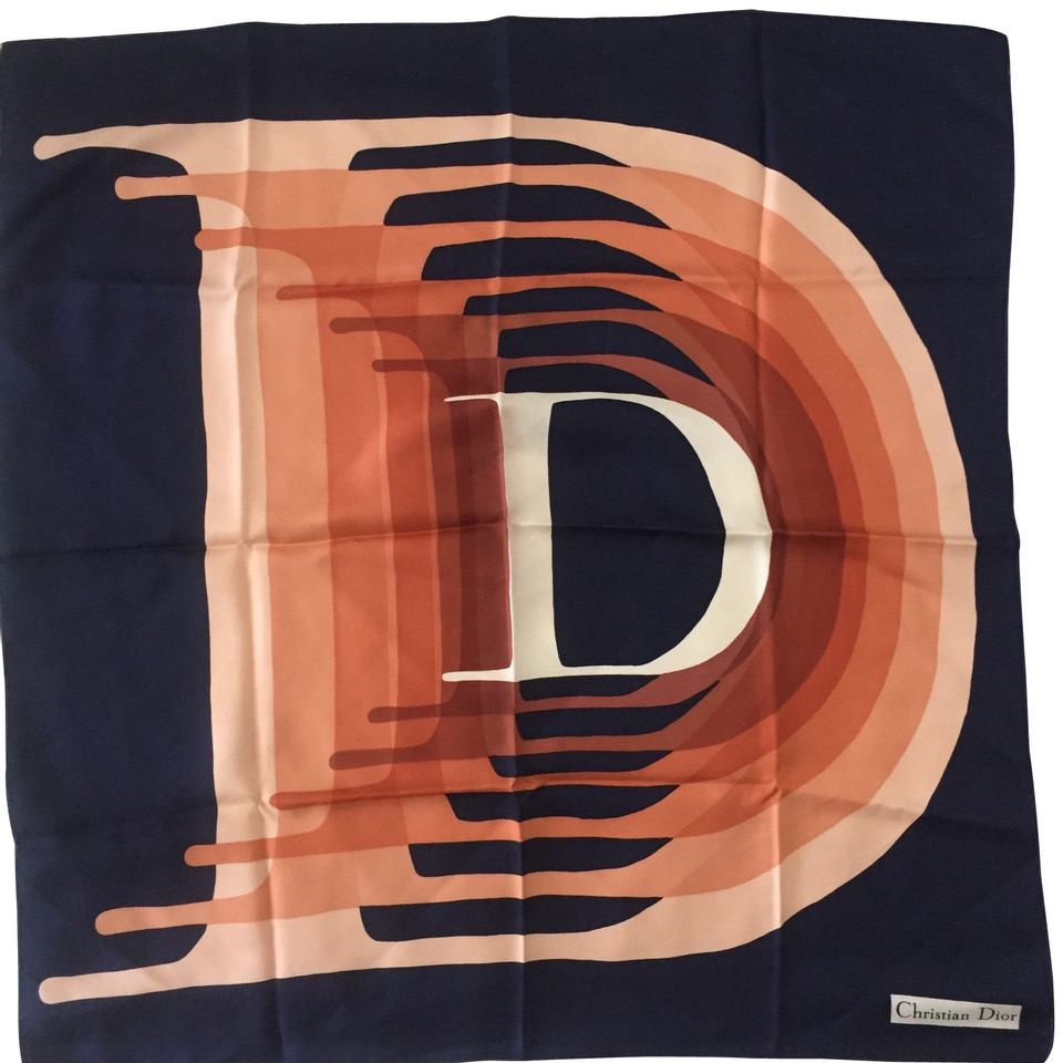 Christian Dior Silk scarf with print
