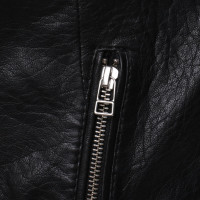 Joop! Jacke/Mantel aus Leder in Schwarz