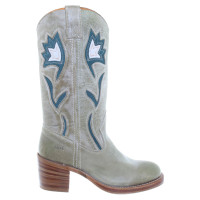 Frye Cowboy boots in green