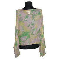 Paul & Joe Floral print silk blouse