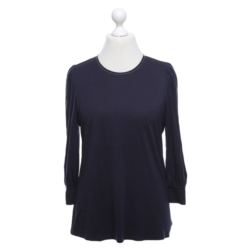 Reiss Top Jersey in Blue