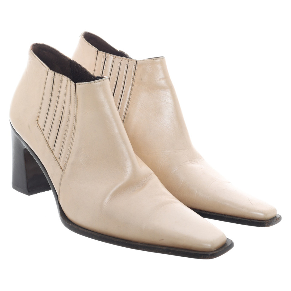 Vivien Lee Ankle boots Leather in Cream