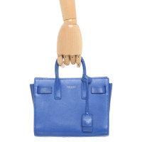 Saint Laurent Handtasche aus Leder in Blau