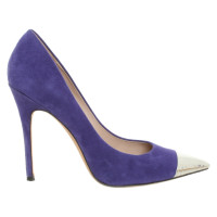 Jean Michel Cazabat Pumps/Peeptoes en Cuir en Bleu