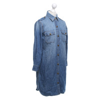 Current Elliott Kleid aus Baumwolle in Blau
