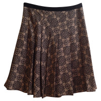 By Malene Birger Silk skirt with pattern