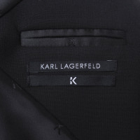 Karl Lagerfeld Longblazer in zwart