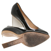 Maison Martin Margiela For H&M Wedges Patent leather in Black
