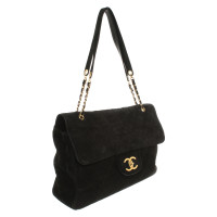 Chanel Reisetasche aus Wildleder in Schwarz