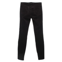 J Brand pantaloni di velluto in colore marrone scuro