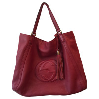 Gucci Soho Bag Leather in Bordeaux