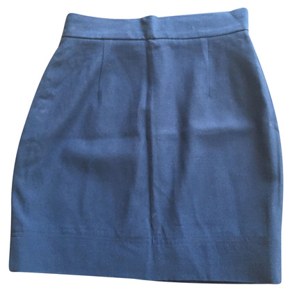 Moschino Cheap And Chic Skirt Wool in Petrol