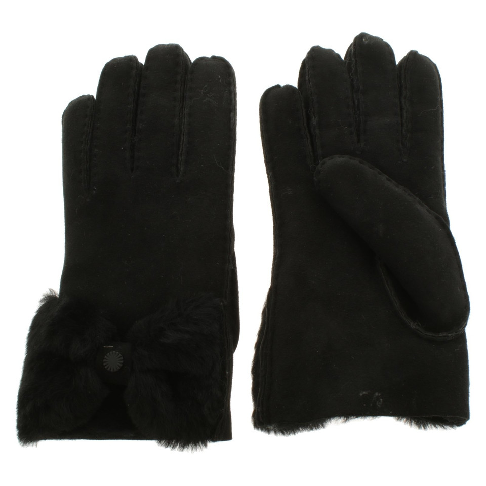 Ugg Australia Handschuhe in Schwarz