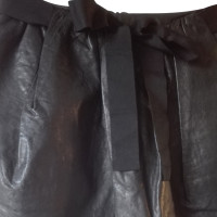 3.1 Phillip Lim Mini-jupe en cuir noir