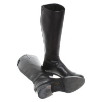 Jil Sander Stiefel aus Leder