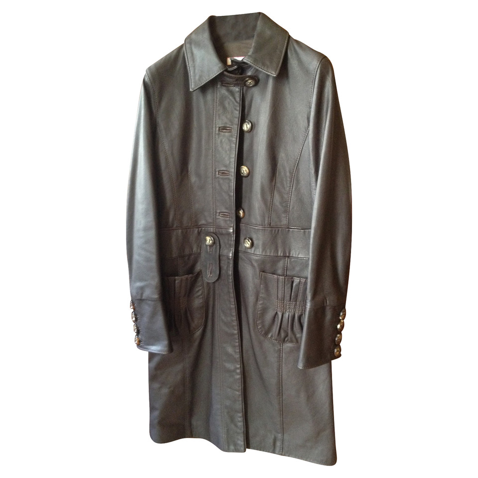 Max & Co Leren trenchcoat