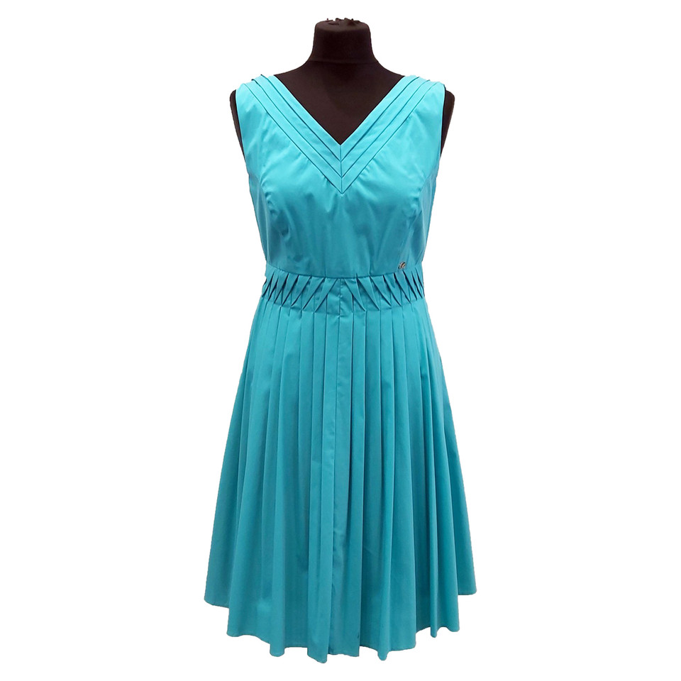 Blumarine Dress Cotton in Turquoise