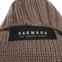 Oakwood Gilet lavorato a maglia in grigio-marrone
