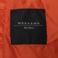 Max Mara Gewatteerde jas in Orange