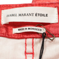 Isabel Marant Etoile Broeken in Rood