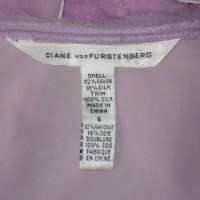 Diane Von Furstenberg Wrap blouse made of velvet