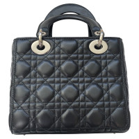 Christian Dior Handbag Leather in Black