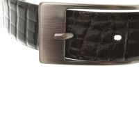 Versace Leather belt in black