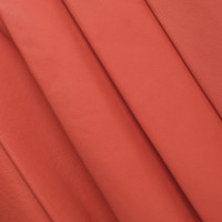 Moschino Cheap And Chic Leather skirt in orange