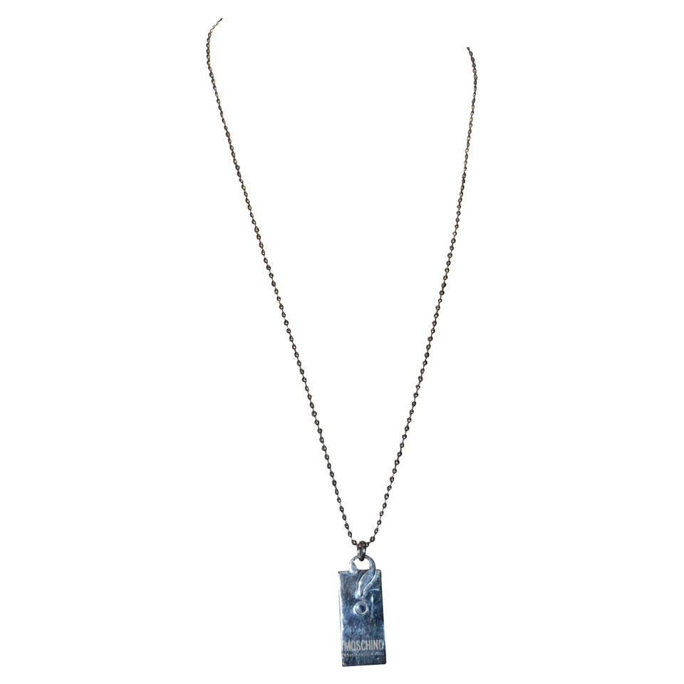 Moschino Cheap And Chic Necklace Steel in Silvery