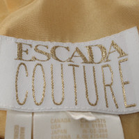 Escada Robe de couleur or