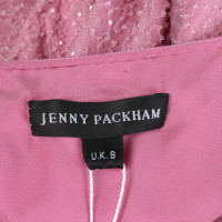 Jenny Packham Robe en Soie en Rose/pink