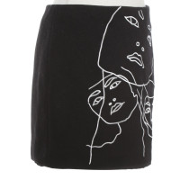 Stella McCartney skirt in black and white