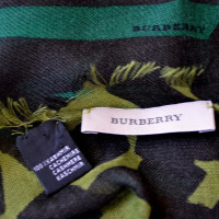 Burberry panno di cashmere con disegni