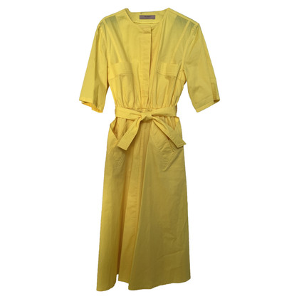 Twinset Milano Kleid aus Baumwolle in Gelb