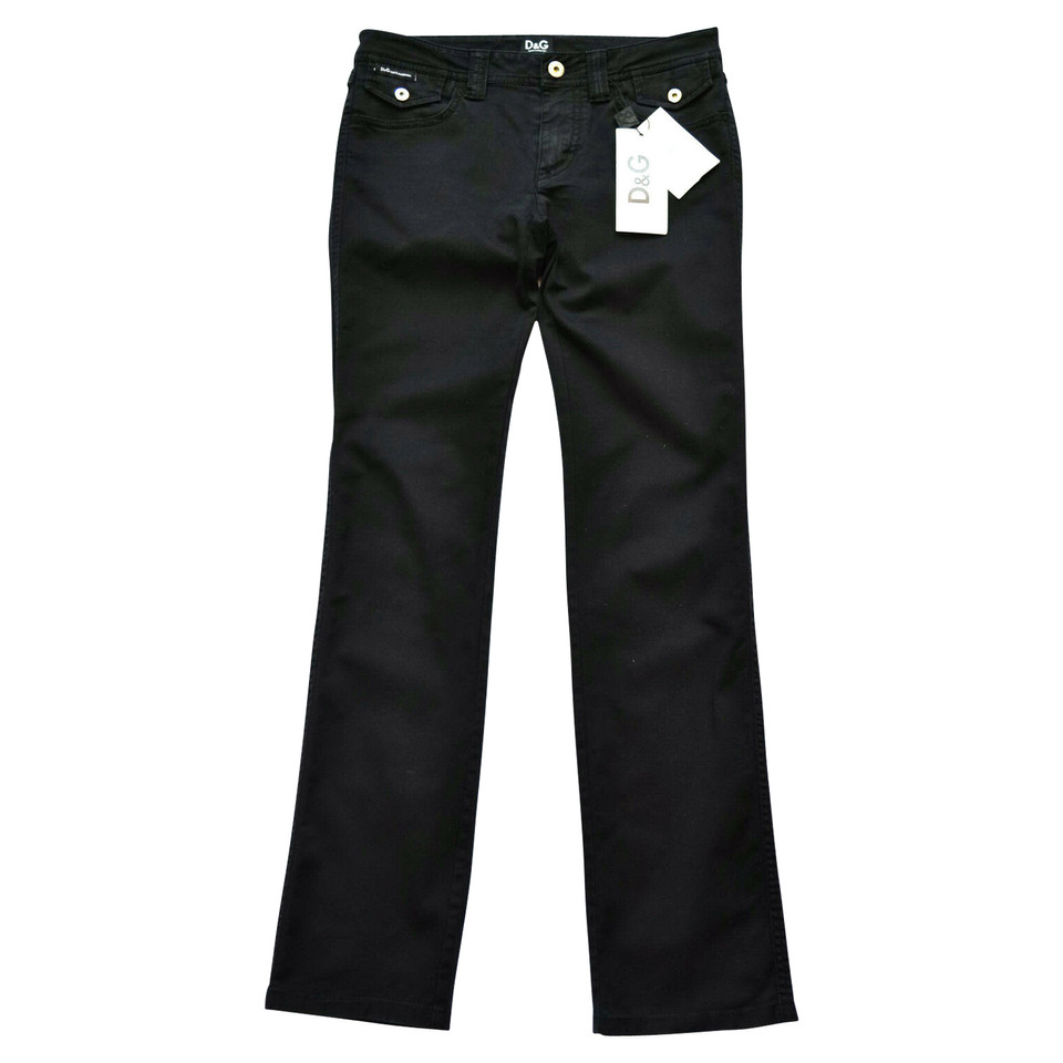 D&G Trousers Cotton in Black