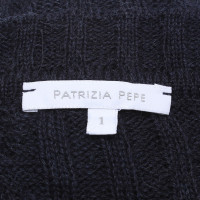 Patrizia Pepe vestito lavorato a maglia in blu scuro