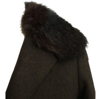 Alberta Ferretti Coat with fur collar