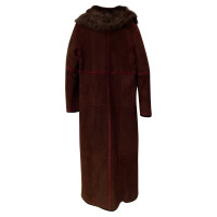 Kenzo Jacket/Coat Fur in Bordeaux