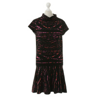 Kenzo Black dress with colorful pattern