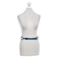 Christian Dior Belt Leather in Blue