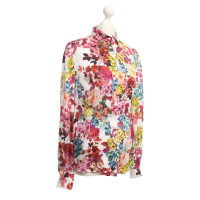 D&G Zijden blouse met bloemenprint