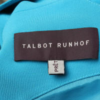 Talbot Runhof Jurk in Turkoois