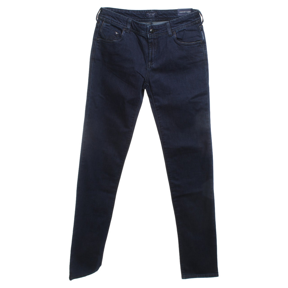 Armani Jeans Jeans in donkerblauw