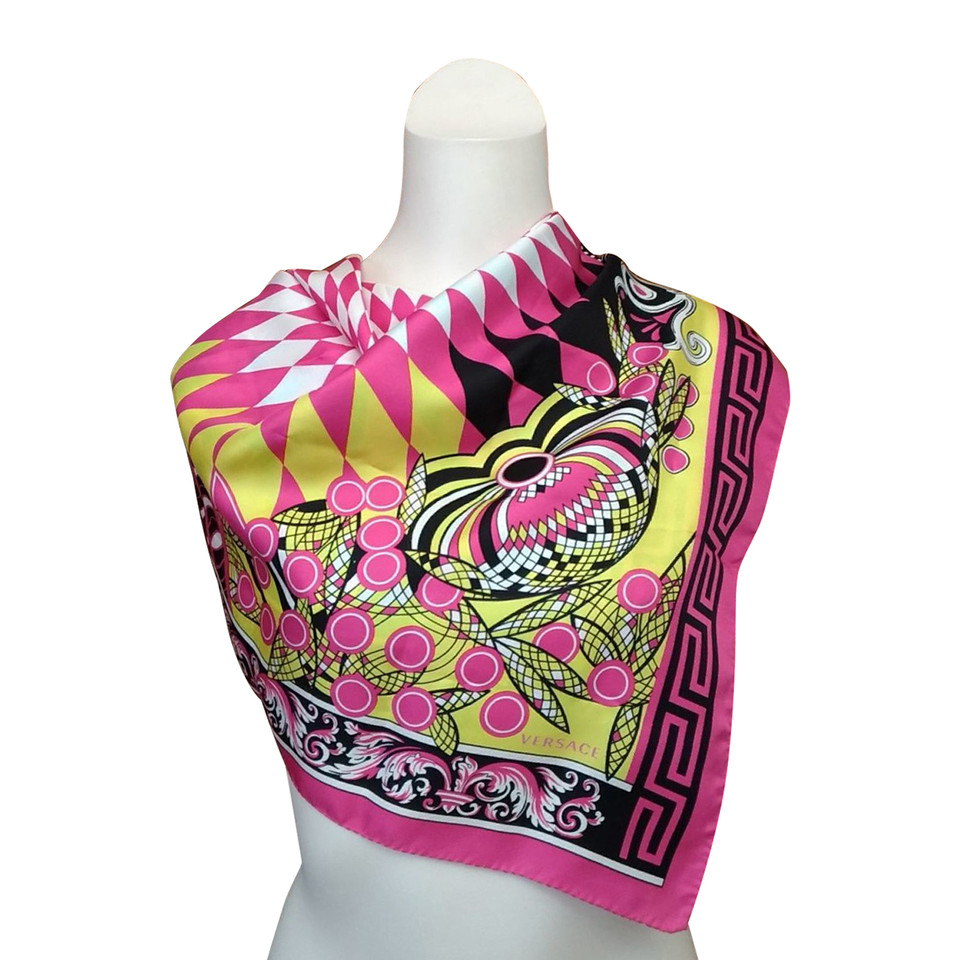 Versace Silk scarf with print