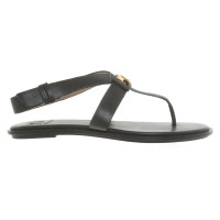 Tory Burch Leather sandals in black