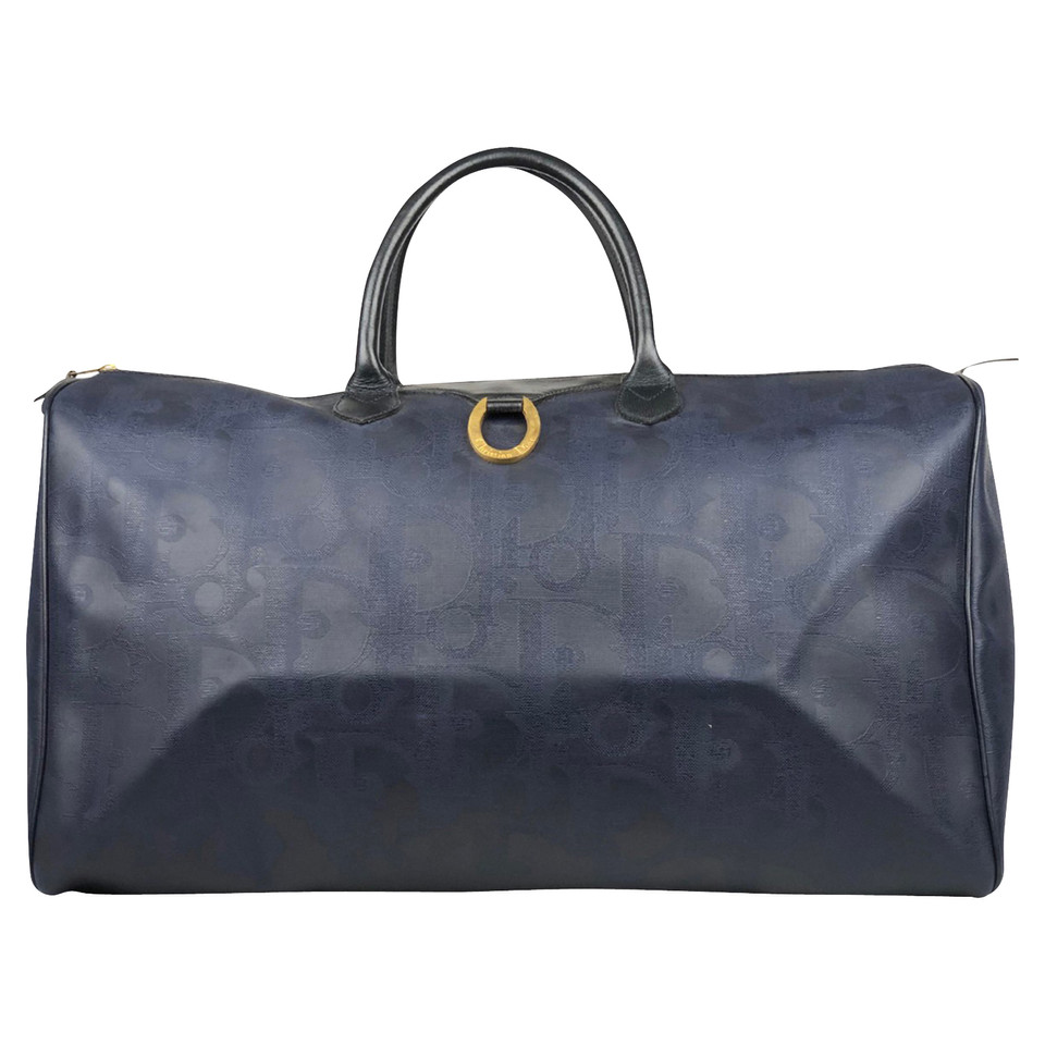 Christian Dior Handbag Canvas in Blue