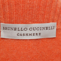 Brunello Cucinelli Cashmere sweater in Orange