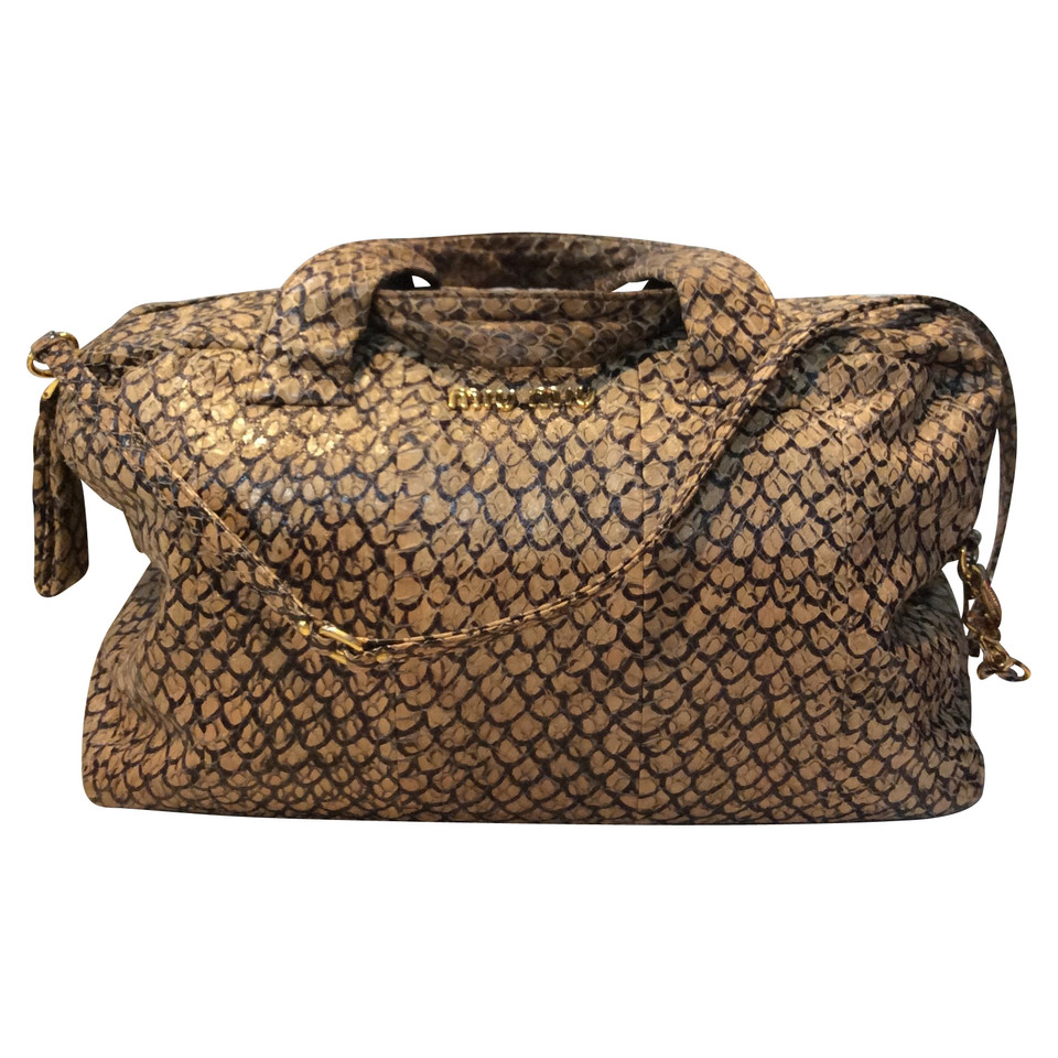 Miu Miu Handbag made of snakeskin